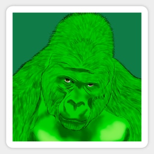 Green Gorilla Sticker